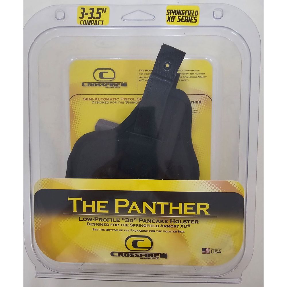 CrossFire Gun Holster The Panther 3" - 3.5" Semi-Auto Right H Springfield Armory